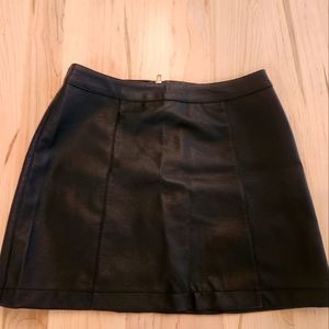 Forever 21 faux leather skirt